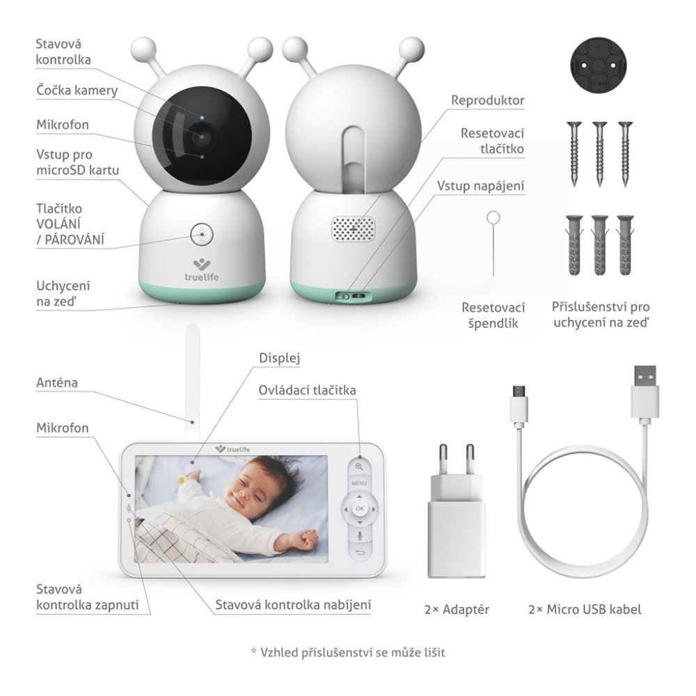 TRUELIFE Video Nanny NannyCam R7 Dual Smart