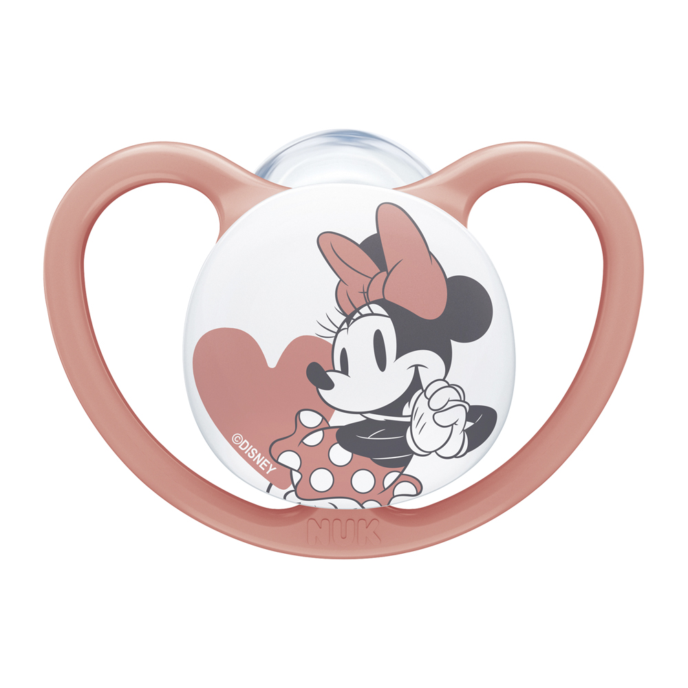 NUK Schnuller Space Disney Mickey In Einer Box, Rot 6-18m