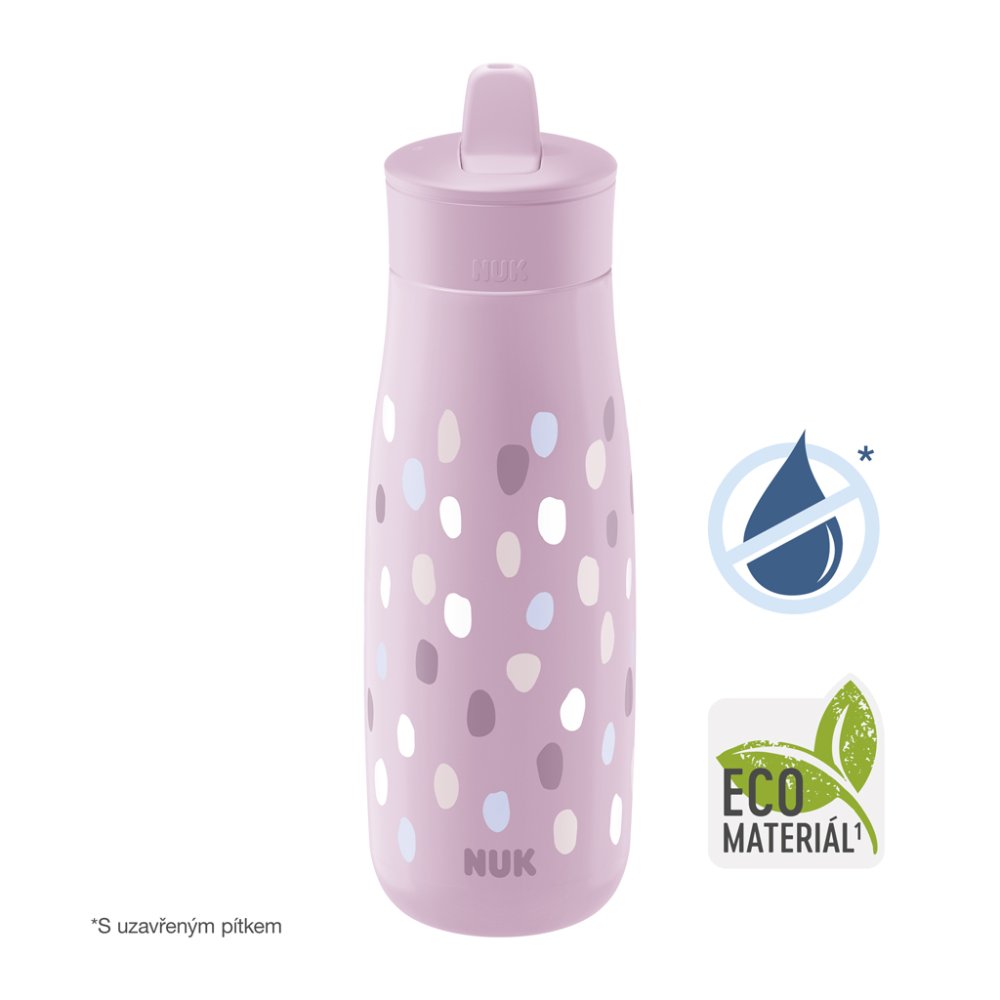 Bottiglia NUK Mini-Me Flip - Rosa 450 Ml, 12 Mesi+