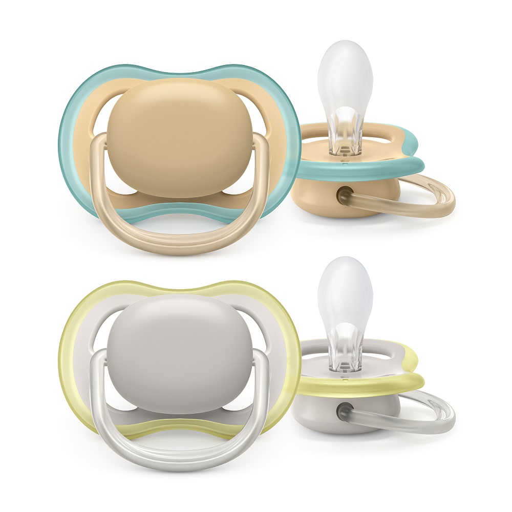 Philips AVENT Ultra Air Neutral Pacifier 0-6m, 2 Pcs