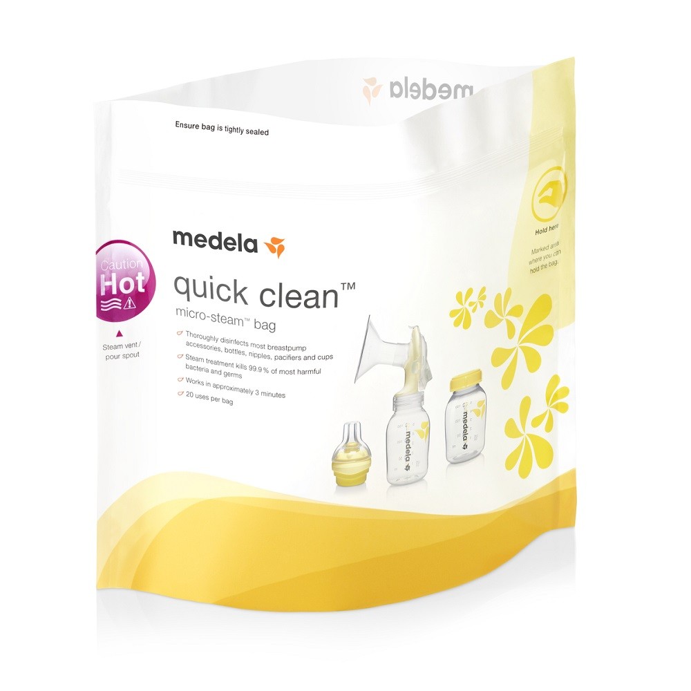 MEDELA Sterilizační Sáčky Quick Clean Do Mikrovlnné Trouby 5 Ks