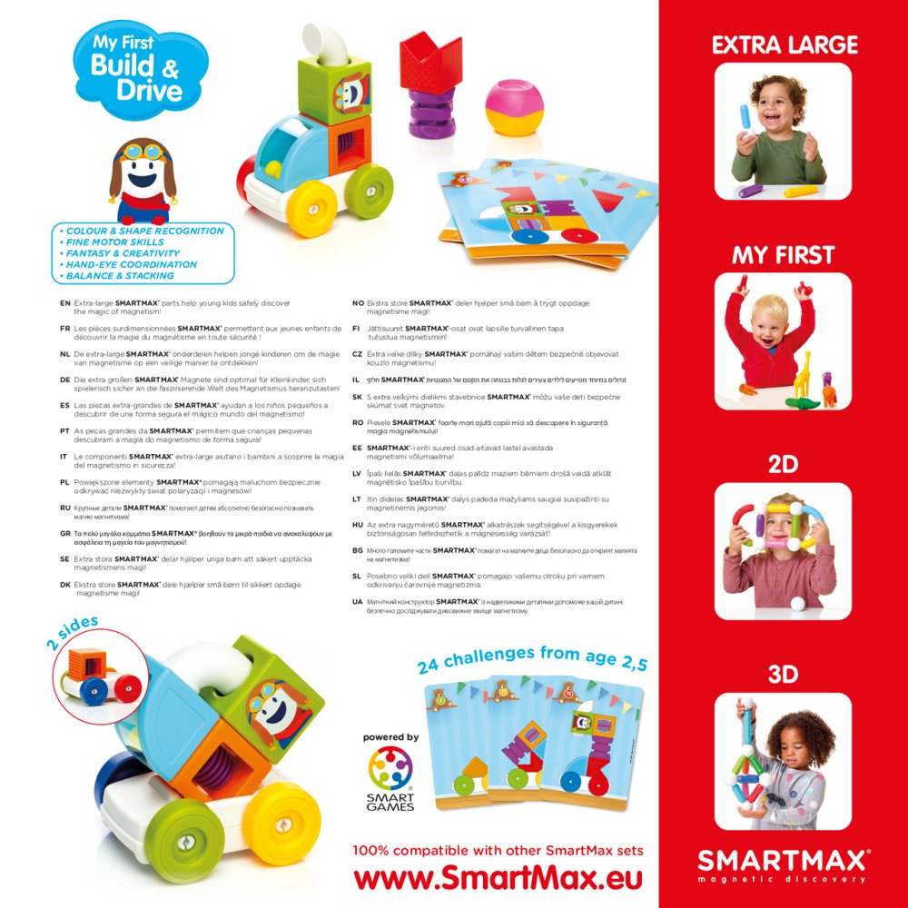 SmartMax – Mein Erstes 2in1 Magnetisches Auto-Set