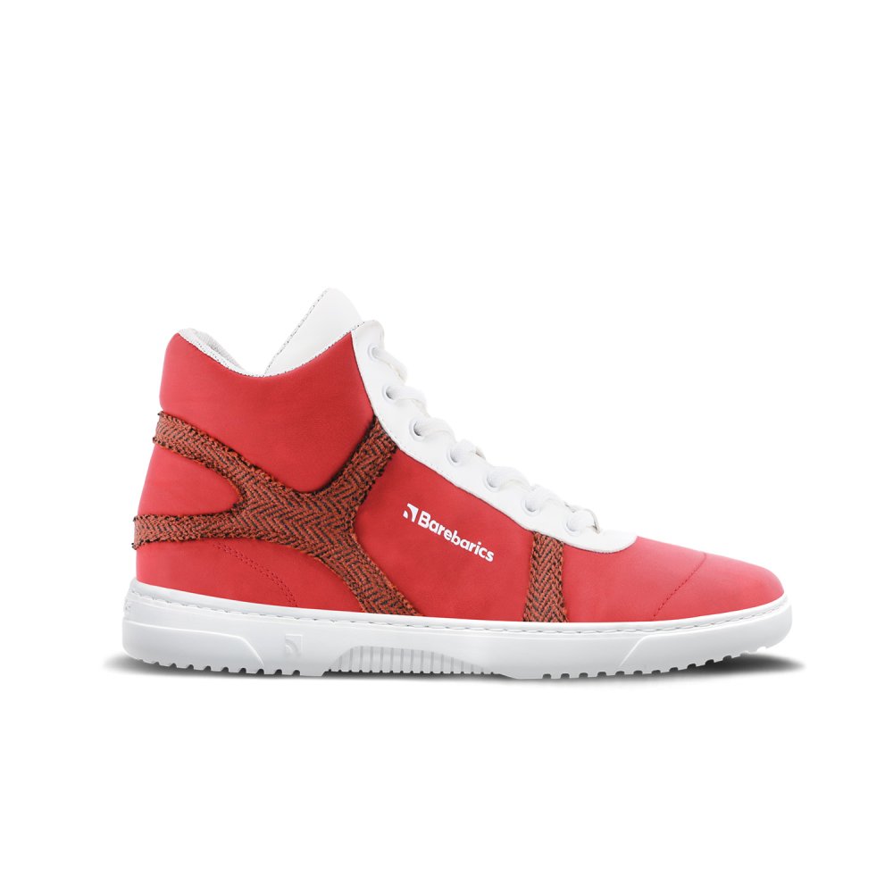 Barefoot Tenisice Barebarics Hifly - Red & White 43 Red