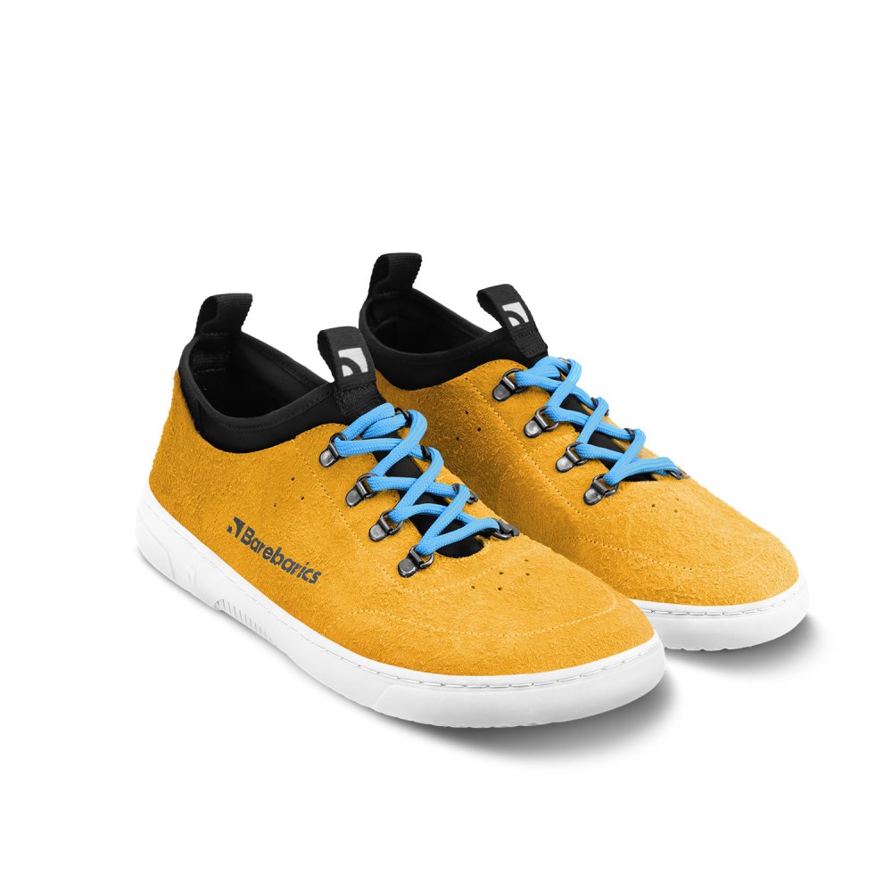 Barefoot Tenisky Barebarics Bronx - Mustard 40 Mustard