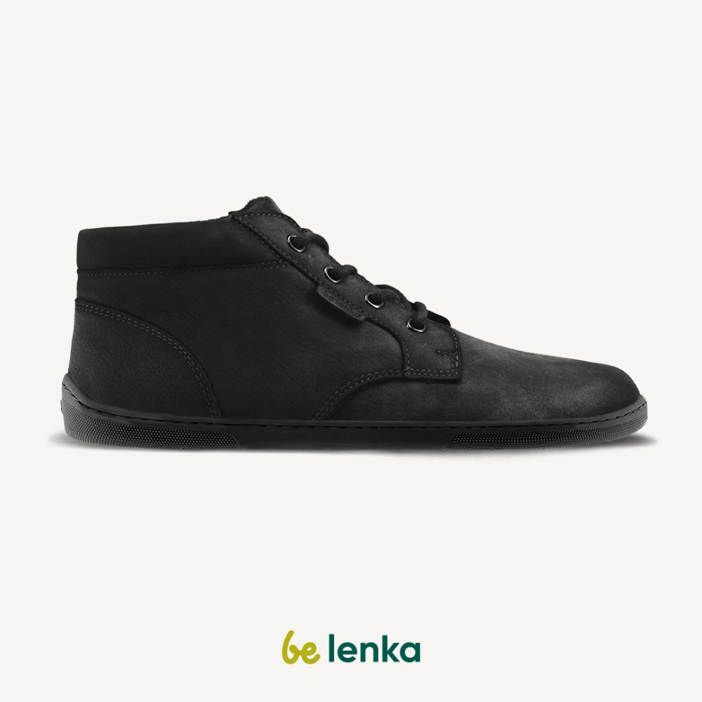 Barefoot Topánky Be Lenka Synergy - Fleece - All Black 37 Black