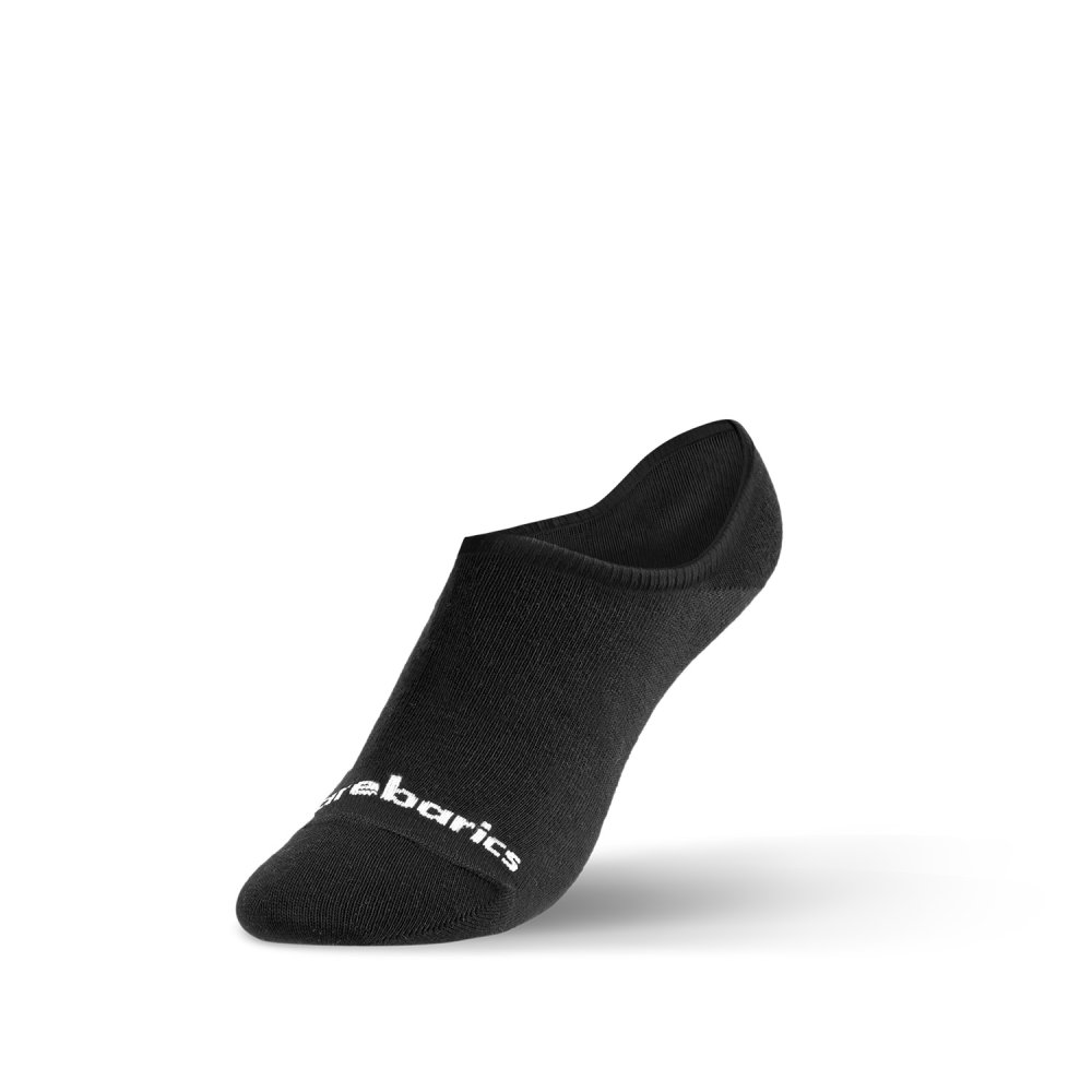 Barebarics - Barefoot Socks - No-Show - Black - 3 Pack 39-42 Black