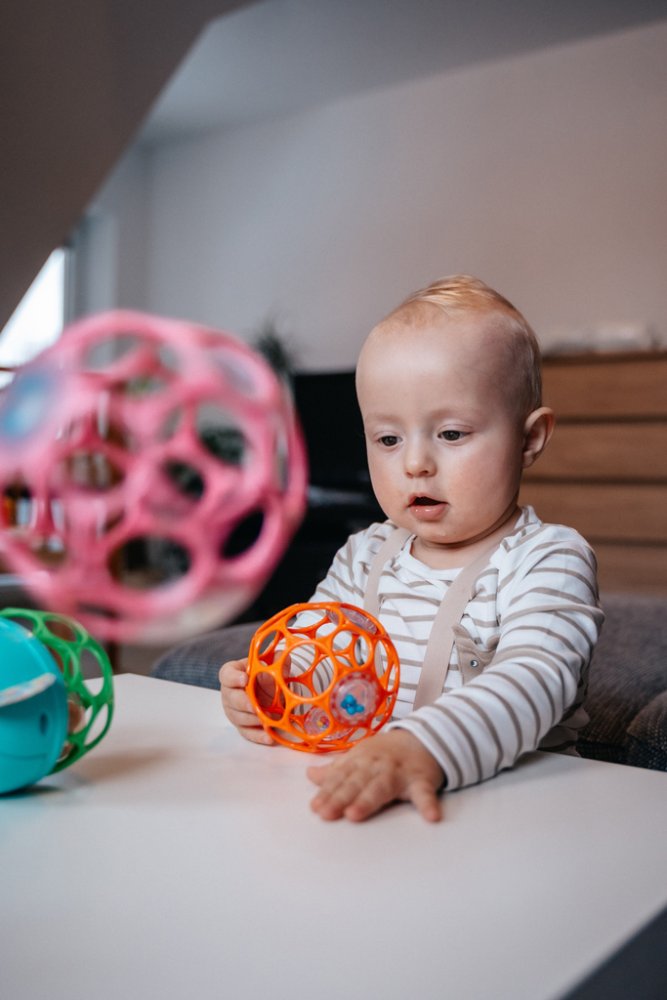 OBALL Hračka Oball™ Classic 10 cm modro/zelená 0m+ (obrázek 9)