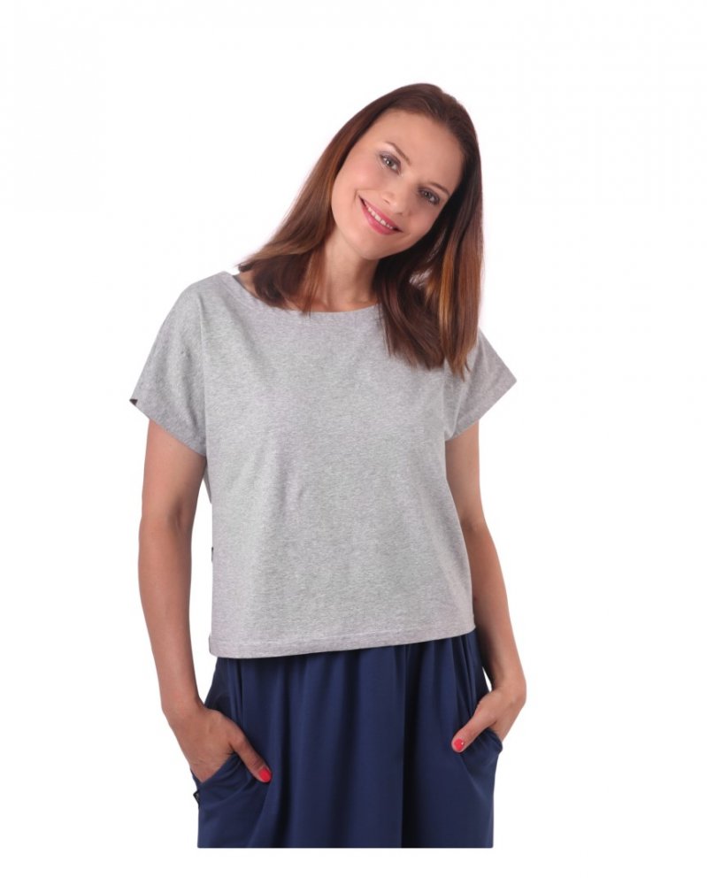 T-shirt à bretelles Edita, gris L/XL