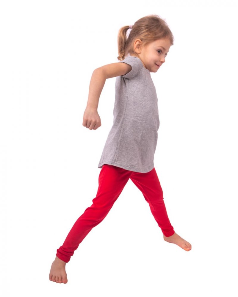 Leggings pour enfants, rouges 104 – Image 3