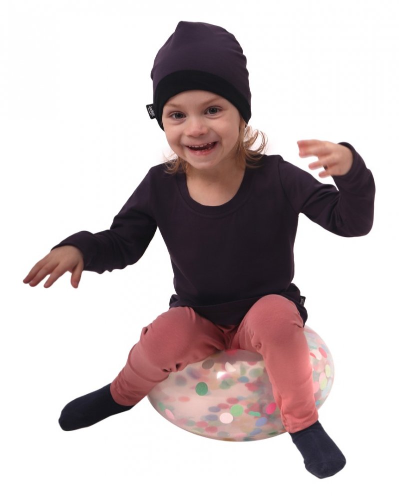 Leggings pour enfants, vieux rose 122 – Image 3