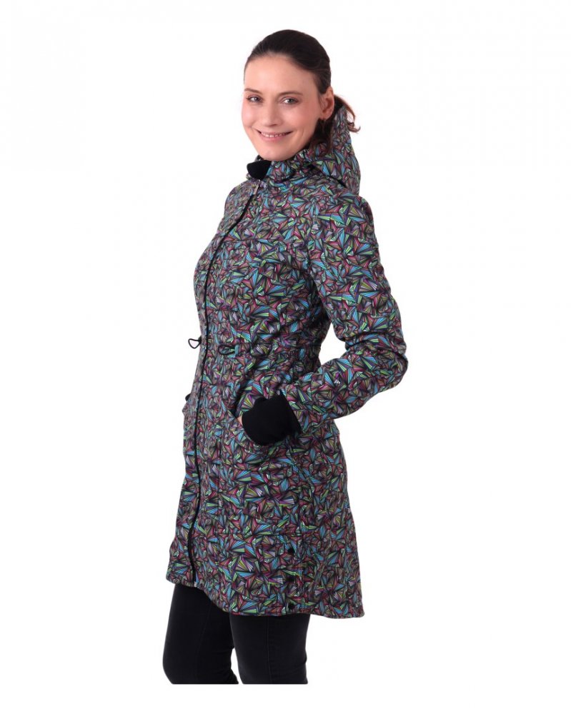 Manteau en softshell pour femmes Hana, triangles L do 165 cm – Image 3