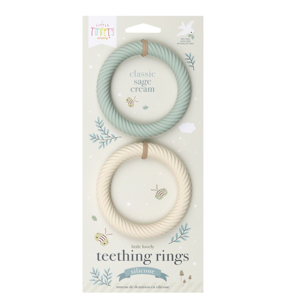 A Little Lovely Company - massaggiagengive in silicone - crema alla menta, 2 pz. - immagine 3