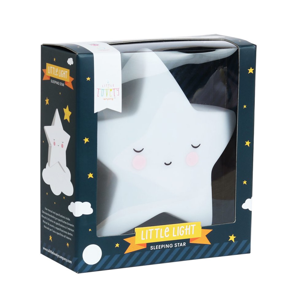 A Little Lovely Company - piccola luce notturna - stella che dorme - immagine 6