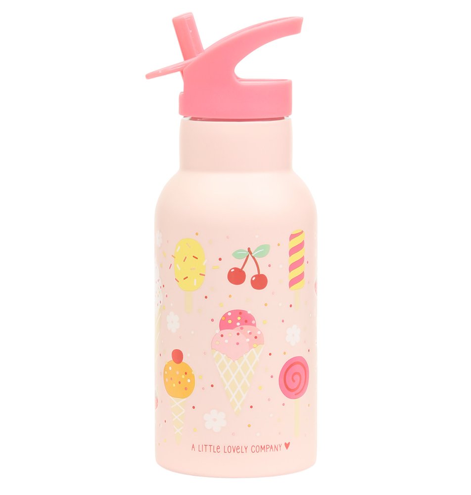 A Little Lovely Company - bidon ze stali nierdzewnej, 350 ml - lody - obrazek 2