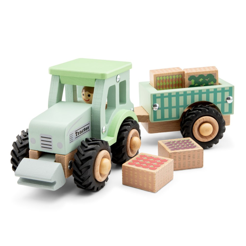 Tracteur avec remorque et chargement – Image 3