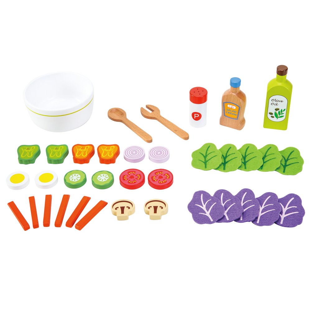 Ensemble en bois - créez votre propre salade – Image 5