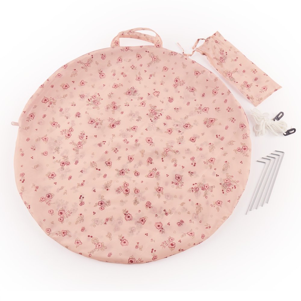 Bieco - Tenda da spiaggia pieghevole per bambini con protezione UV - dreamy Flowers - immagine 5