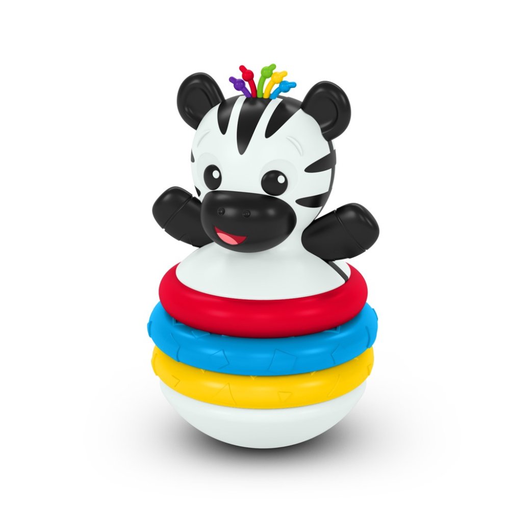 BABY EINSTEIN Gryzak do układania w stosy zebra Stack & Wobble Zen™ 3m+