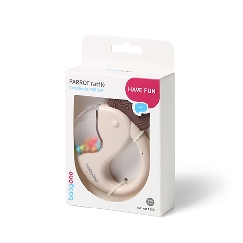 BABYONO Sonaglio pappagallo 3m+ - immagine 3