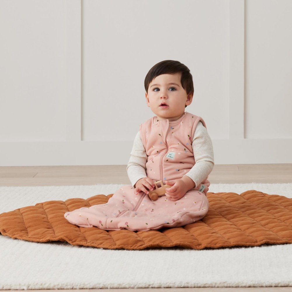 ERGOPOUCH Śpiworek do spania bawełna organiczna Jersey Daisies 3-12 m, 6-10 kg, 2,5 tog - obrazek 3