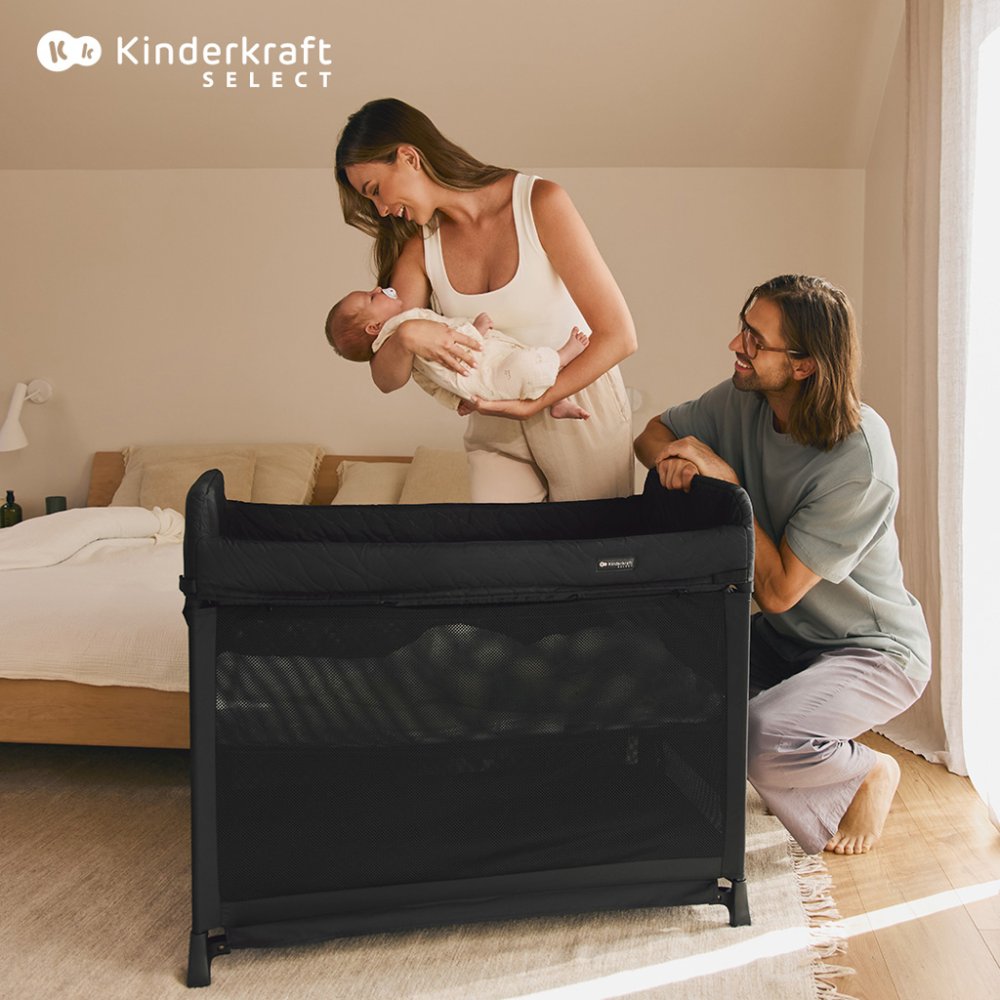 KINDERKRAFT SELECT Lit de voyage Moon Dream Black – Image 3