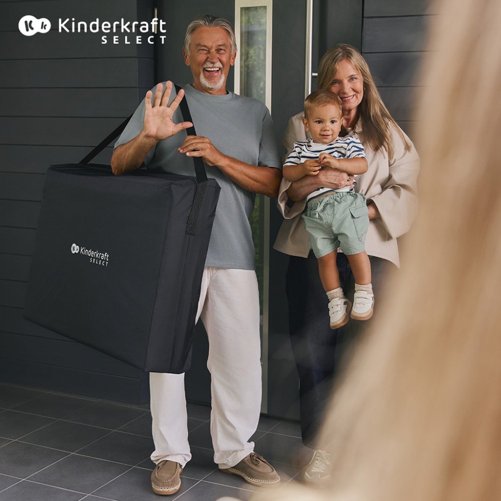 KINDERKRAFT SELECT Lit de voyage Moon Dream Black – Image 7