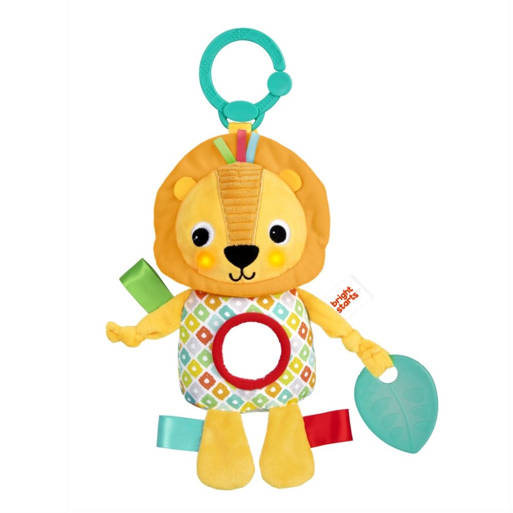 BRIGHT STARTS Giocattolo con melodia ad anello a C leone Huggin' Lights ™0m+