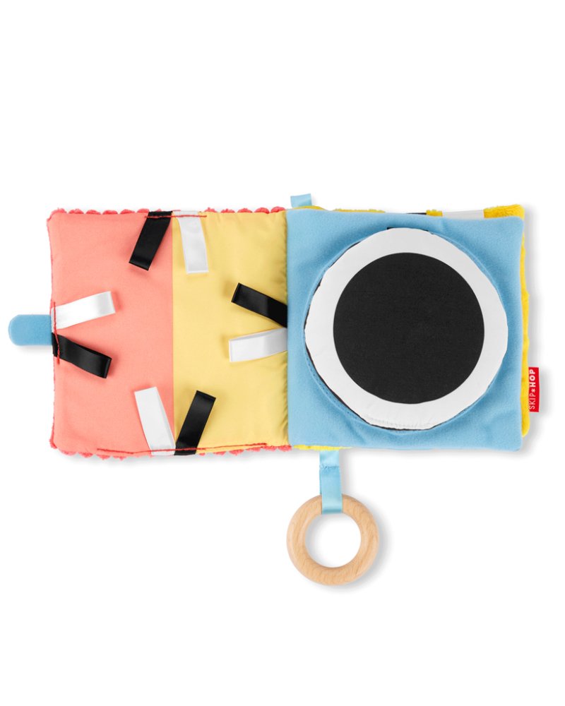 SKIP HOP Libro educativo in tessuto con anello a C Discoverosity 0m+ - immagine 3
