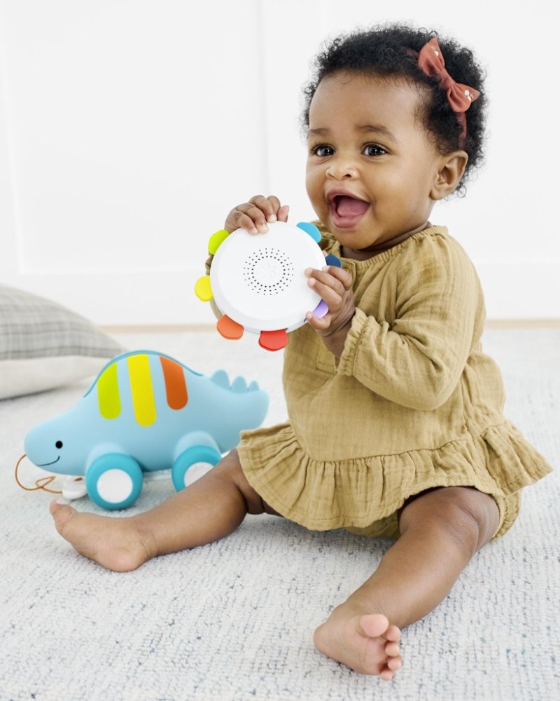 SKIPHOP Giocattolo da trainare musicale 3 in 1 Eplore&More Dinosauro 12m+ - immagine 6