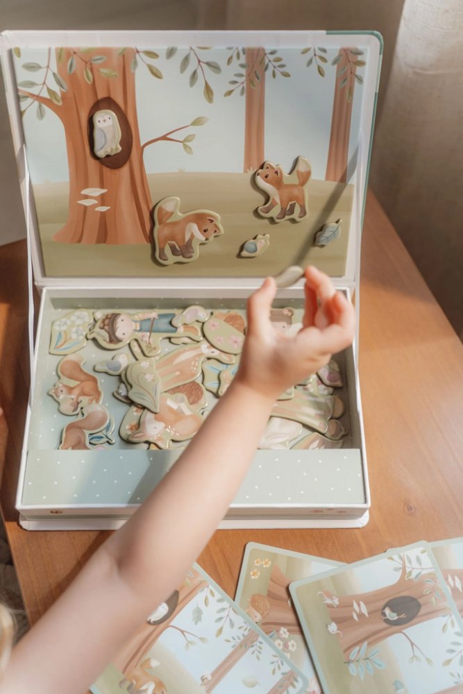 LITTLE DUTCH Hra magnetická Forest friends (obrázek 6)