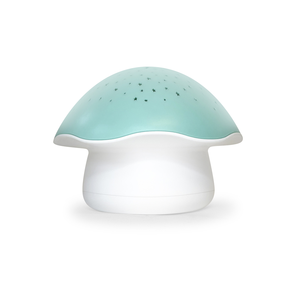 PABOBO Proiettore cielo notturno con rumore bianco e sensore pianto Star Mushroom Blue