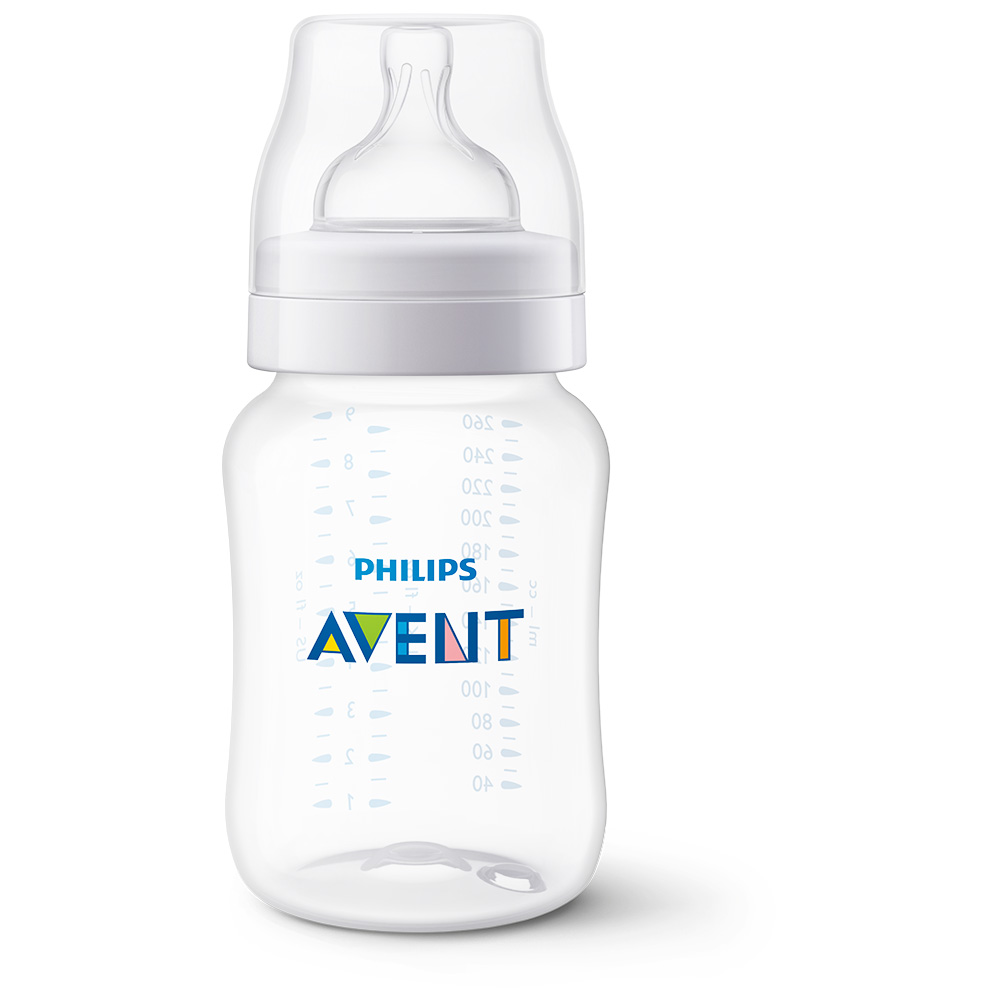 Philips AVENT Biberon Anti-coliques 260ml, 1m+