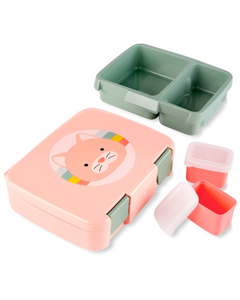 SKIP HOP Zoo Lunch Box Bento Gatto 3a+ - immagine 3