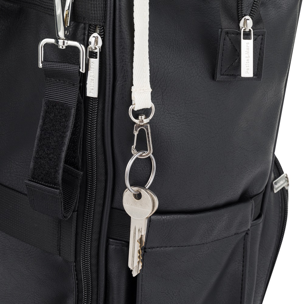 PETITE&MARS Zaino fasciatoio per passeggino Jasper Absolute Black - immagine 7