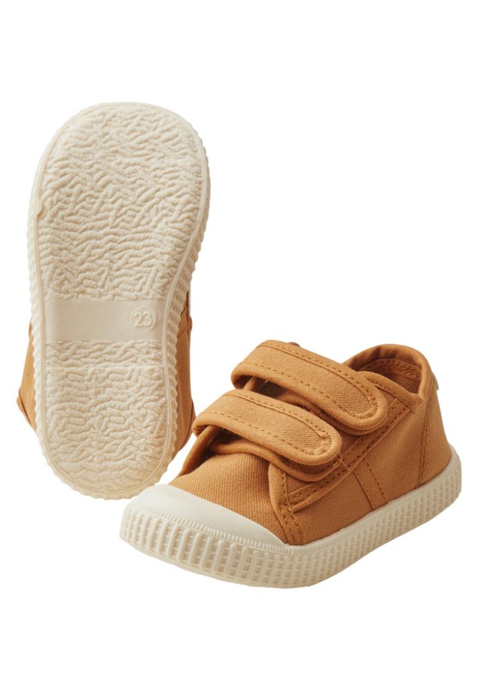 STERNTALER Chaussons antidérapants à velcro marron uni taille 22 18-24 m – Image 3