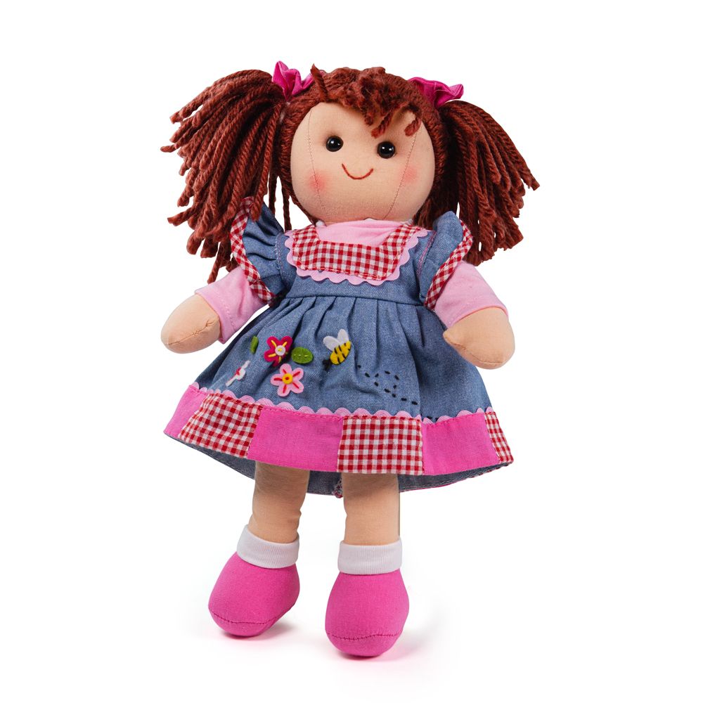 Bigjigs Toys Lalka szmaciana Melody 34 cm