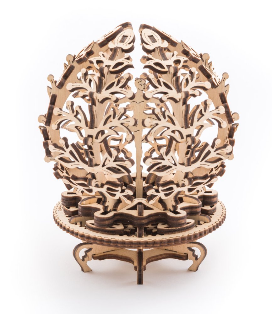 Ugears Drewniane Puzzle Mechaniczne 3D Kwiat