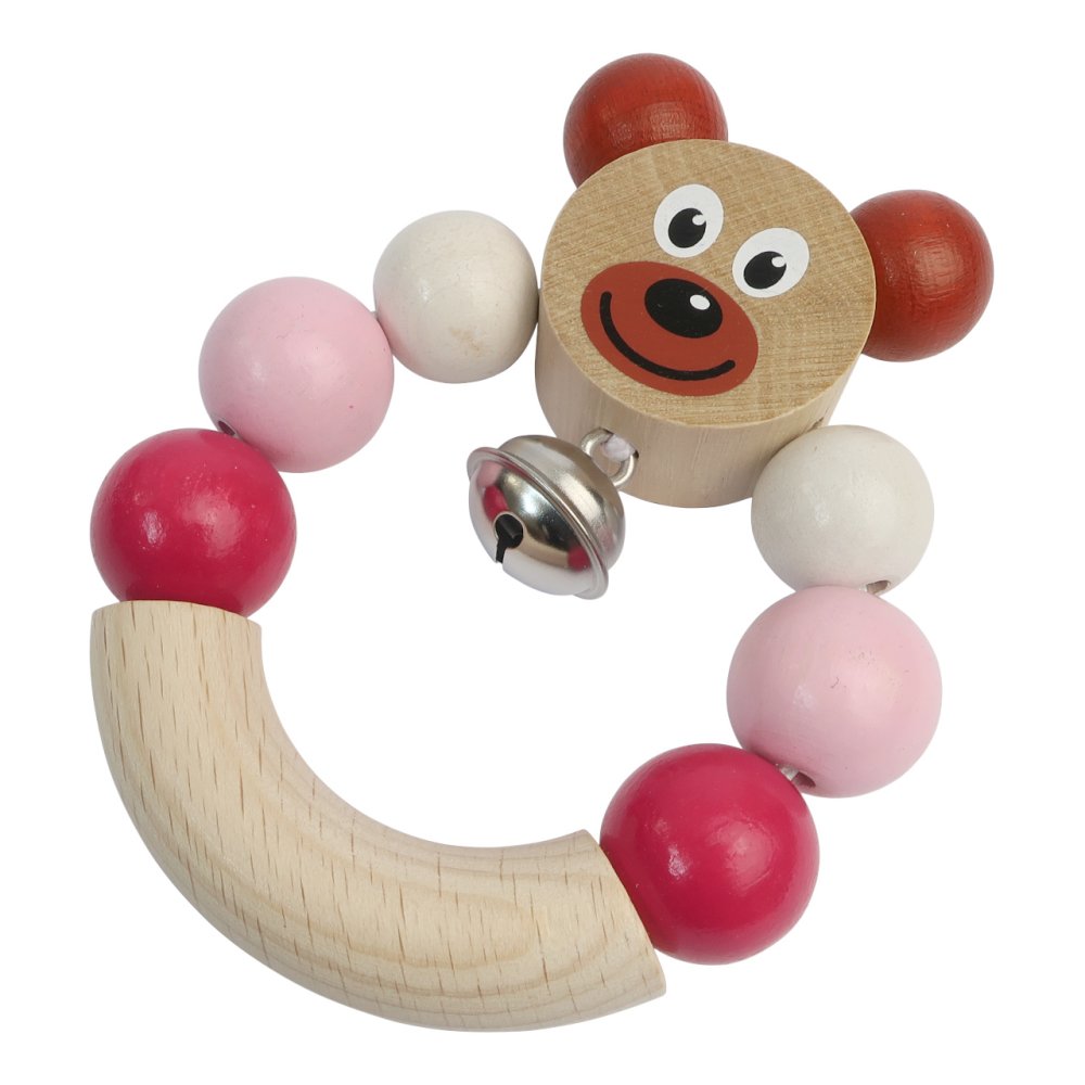 Sonajero Detoa Oso rosa