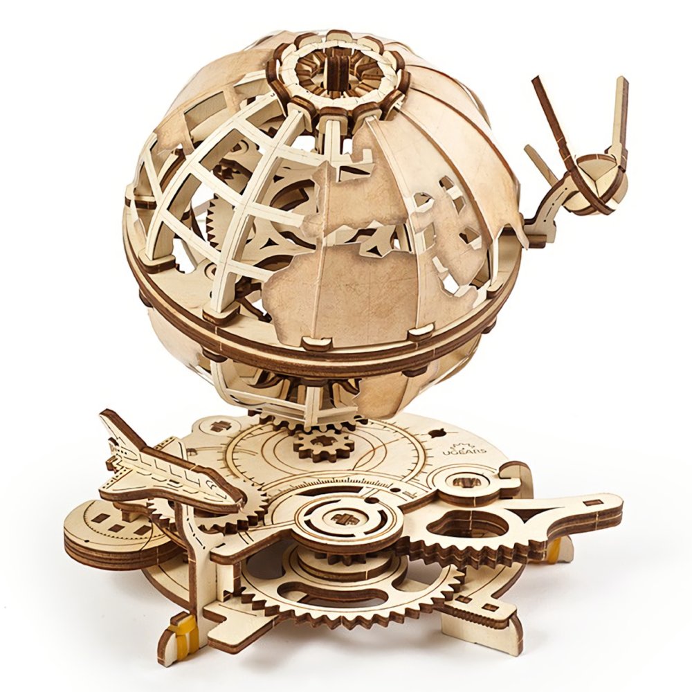 Puzzle mécanique en bois 3D Ugears Globe