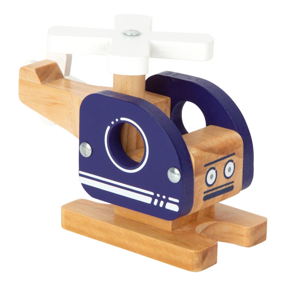 small foot Helicóptero de madera