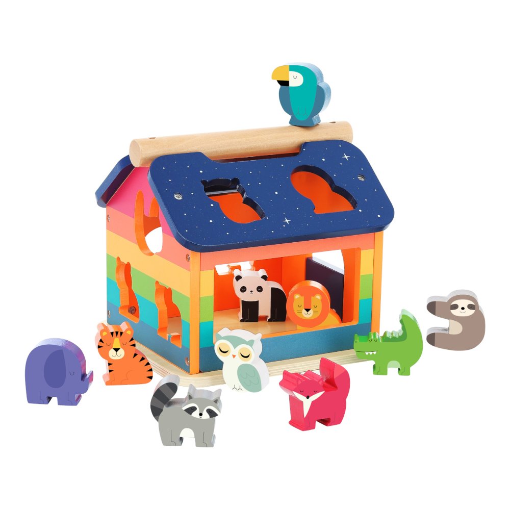 Vilac Steckspiel Regenbogenhaus