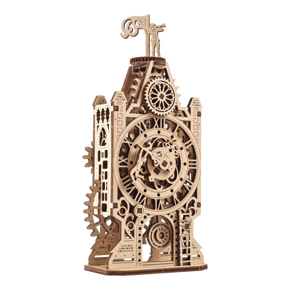 Ugears Puzzle 3D de madera maqueta mecánica Torre del Reloj