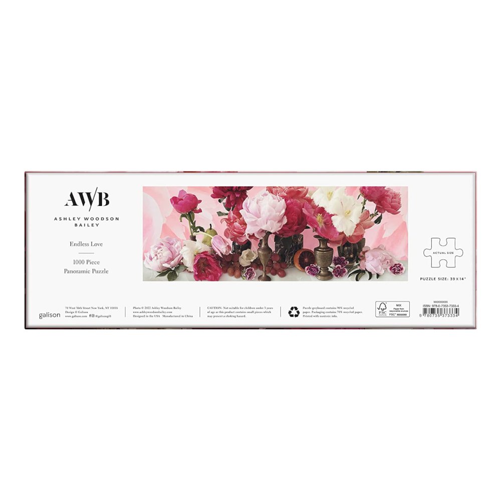 Galison Panorama Puzzle Endlose Liebe 1000 Teile – Bild 3