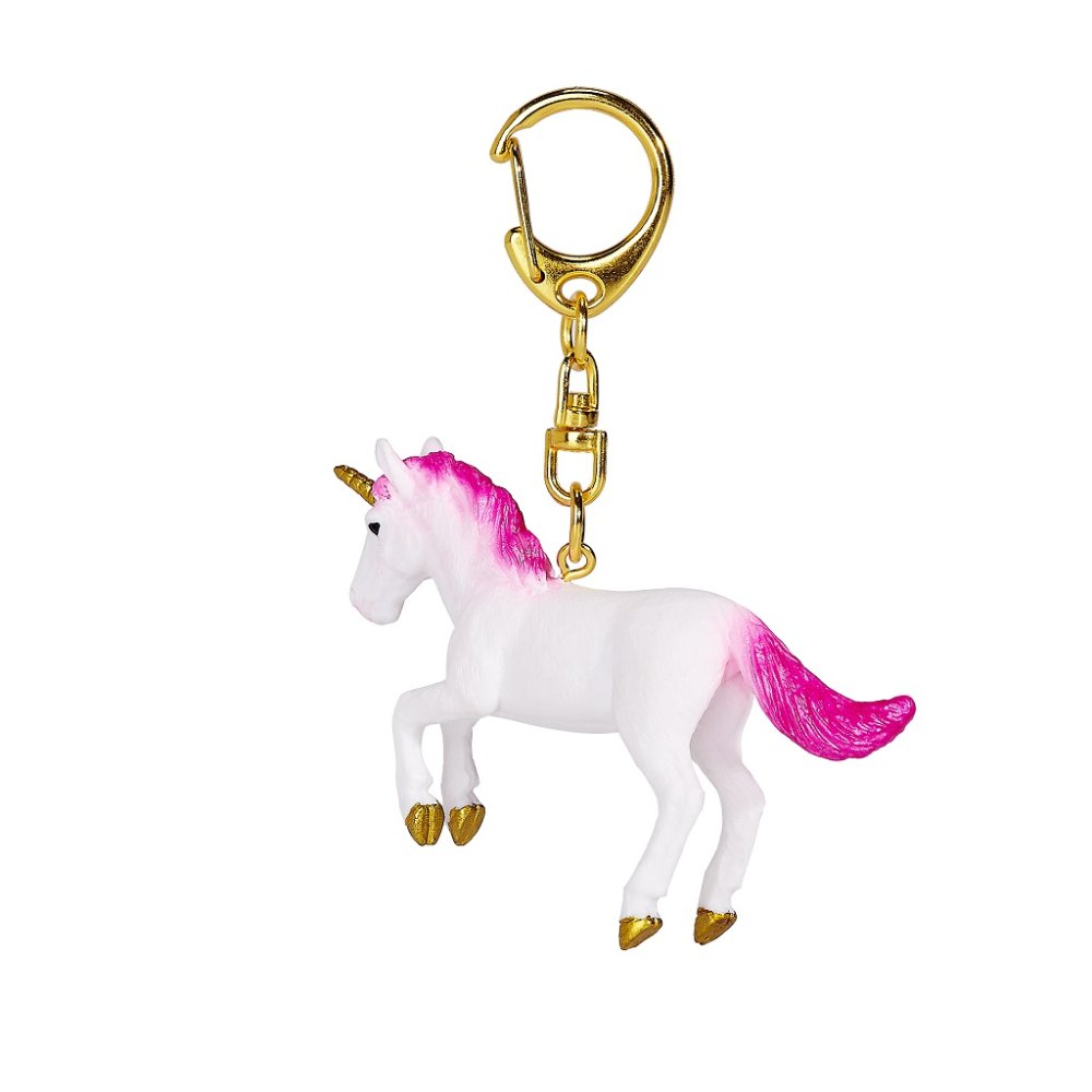 Mojo Porte-clés Licorne au galop rose néon – Image 3