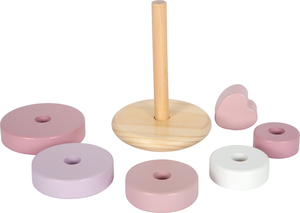 small foot Juego de Apilar Torre Rosa - Imagen 5