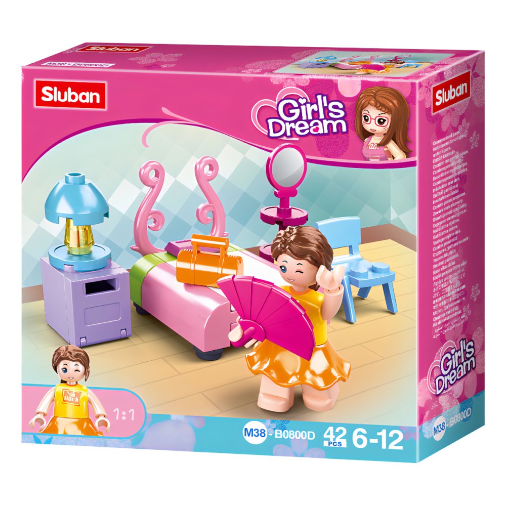 Sluban Girls Dream M38-B0800D Sypialnia - obrazek 2