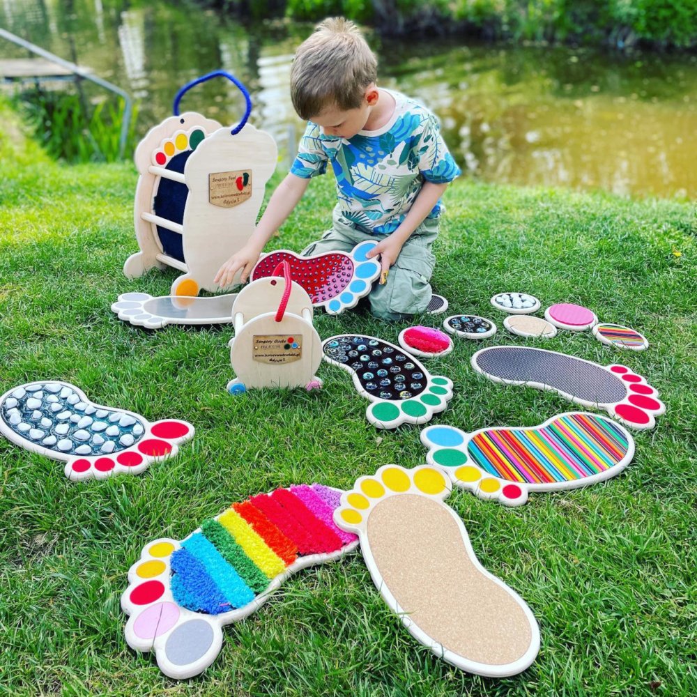 Profedu Juego de huellas sensoriales y círculos I