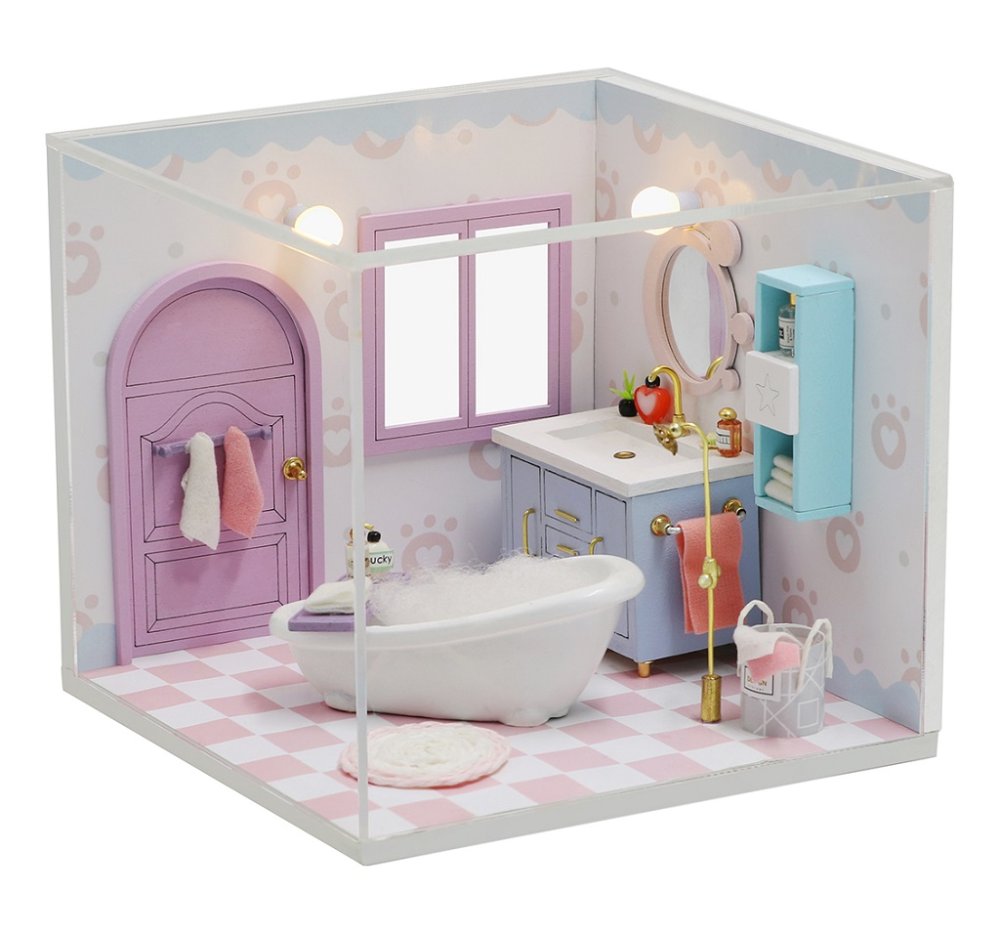 2Kids Toys miniatura della casa delle bambole Bagno accogliente