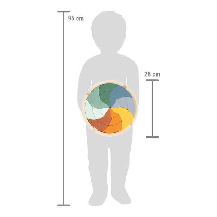 small foot Kolorowe puzzle Safari - obrazek 6