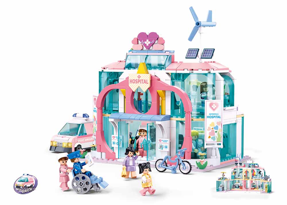 Sluban Metropolis M38-B1216 Stadtkrankenhaus